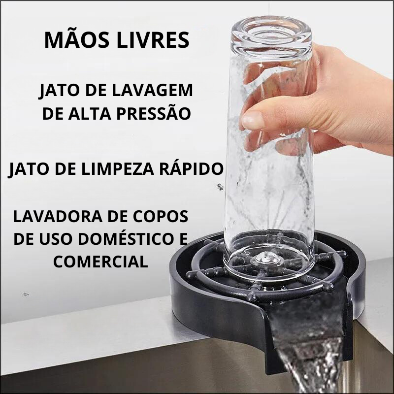 Lavador de Copos Automático de Alta Pressão