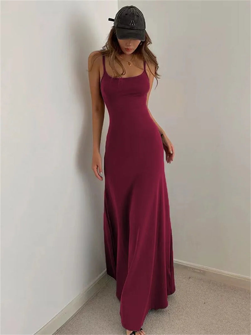 Vestido Longo com Alça