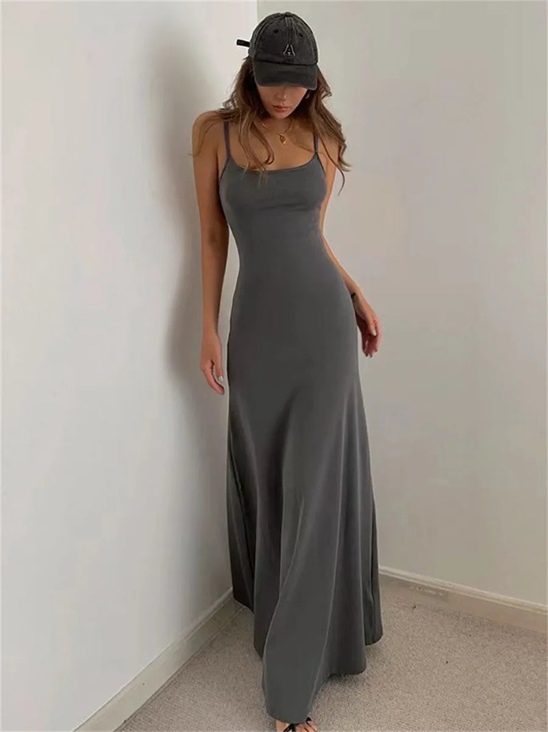 Vestido Longo com Alça